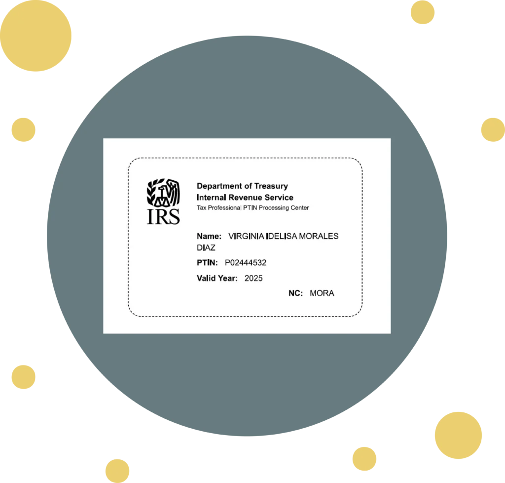 IRS certificación